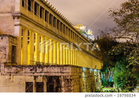 Stoa of Attalos in Athens - Greece 19798834