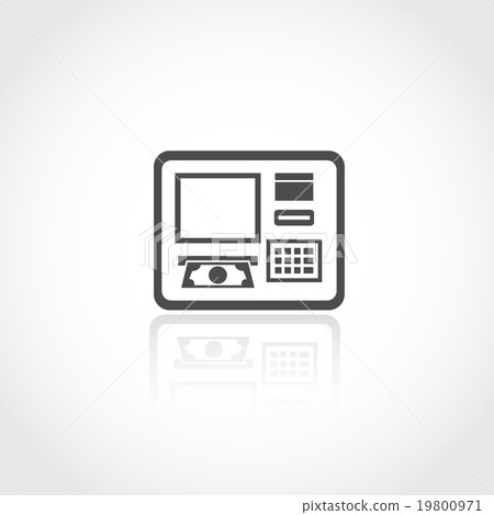 Automated teller machine icon - Stock Illustration [19800971] - PIXTA