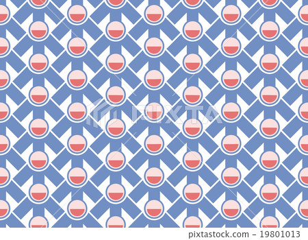 Illustrated crowd of people styled blue pattern Illustrated crowd of people styled blue pattern 19801013