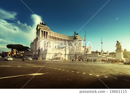 Monument Vittorio Emanuele II, Rome, Italy 19801115