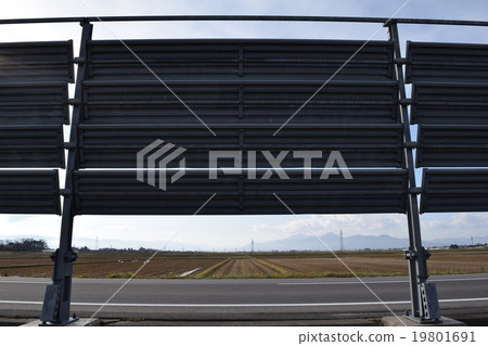 Snow protection fence Measures against snowstorms in snowy country 19801691