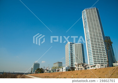 東京步行，世田谷區日光多摩川地區 19802701