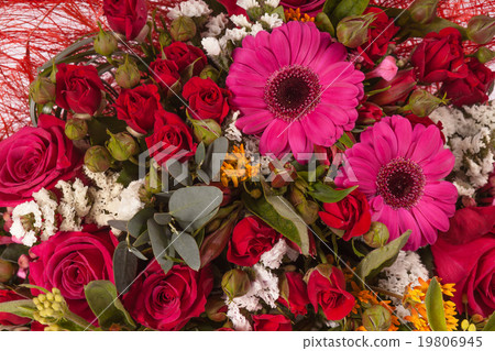 Abstract background of flowers 19806945