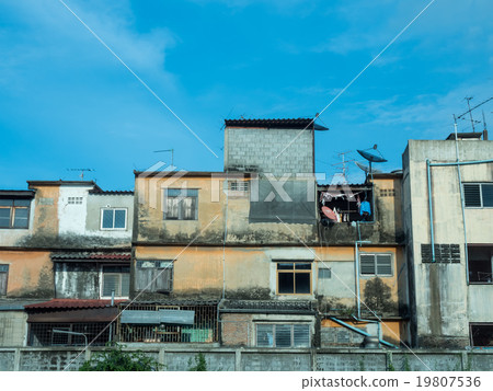 Old resident buildings in Bangkok Old resident buildings in Bangkok 19807536