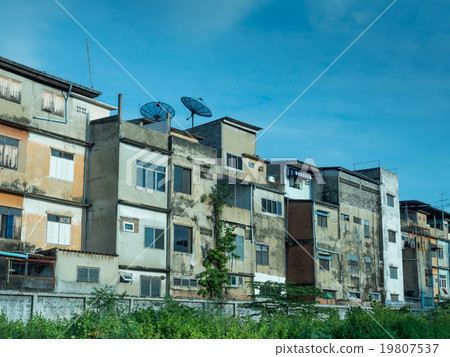 Old resident buildings in Bangkok 19807537