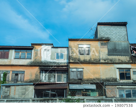 Old resident buildings in Bangkok Old resident buildings in Bangkok 19807538
