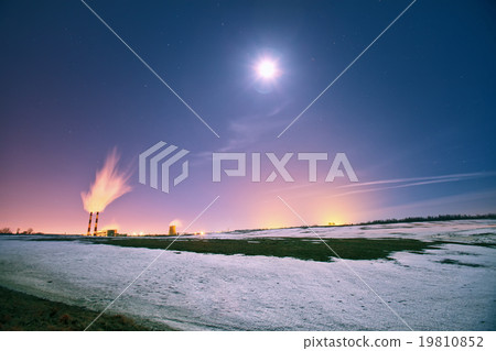 Power plant in the night Power plant in the night 19810852