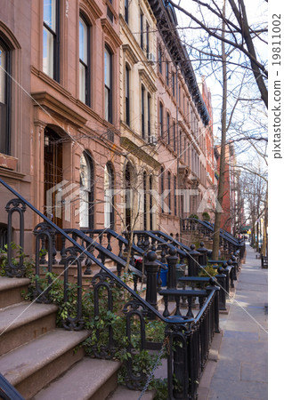 Historic district of West Village, New York. 19811002