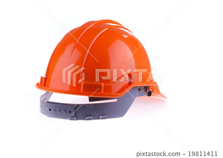 orange safety helmet hard hat, tool protect worker 19811411