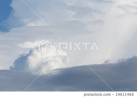 fluffy cloud on sky, dramatic cloudy sky 19811468