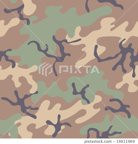 Military Camouflage Textile Pattern 19811969
