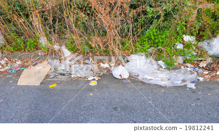 Garbage problem illegal dumping 19812241