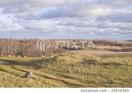 Fall lanscape of Izborsk Fall lanscape of Izborsk 19816369