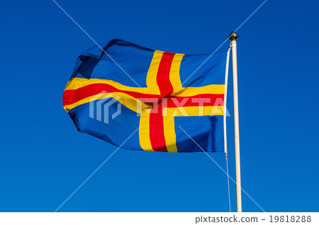 Flag of Aland Islands 19818288