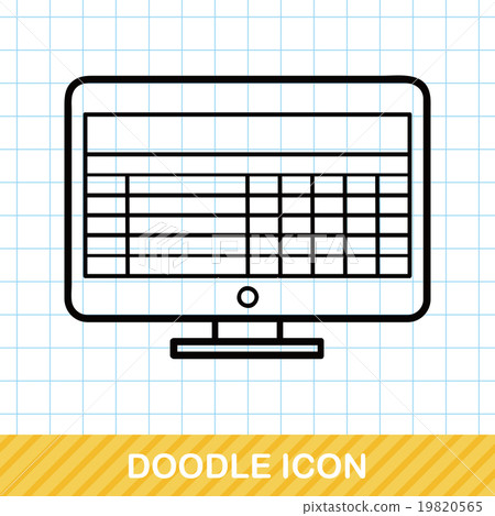 computer doodle - Stock Illustration [19820565] - PIXTA