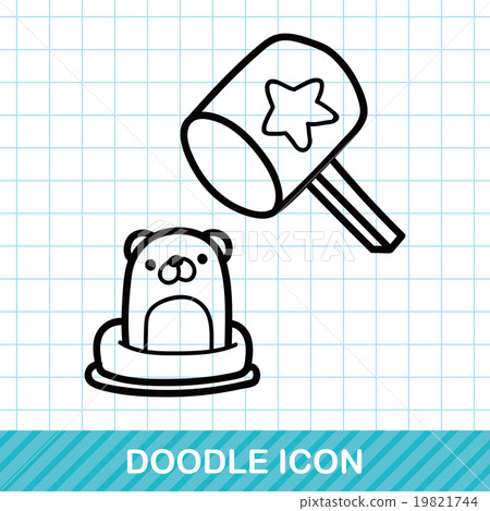 Whack-a-Mole doodle Whack-a-Mole doodle 19821744