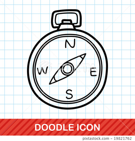 Compasses doodle - Stock Illustration [19821762] - PIXTA