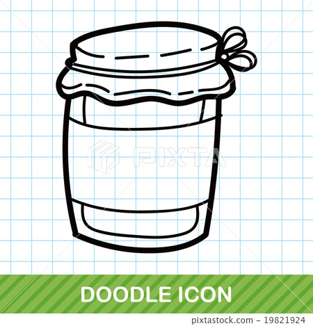 Glass jars color doodle Glass jars color doodle 19821924