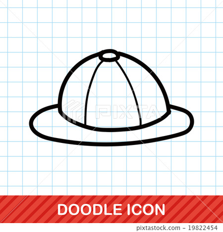 hat color doodle 19822454