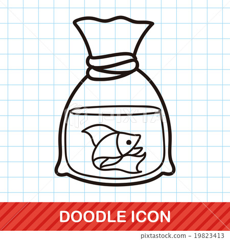 Fish pet doodle 19823413