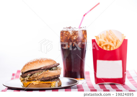 Multiple type of Fast food Multiple type of Fast food 19824895