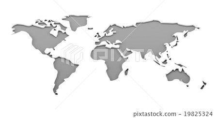 World map, 3d render World map, 3d render 19825324