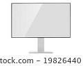 Computer Monitor with glossy screen and reflection 19826440