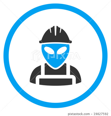 Alien Worker Icon Alien Worker Icon 19827592