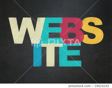 Web development concept: Website on School Board 19828282