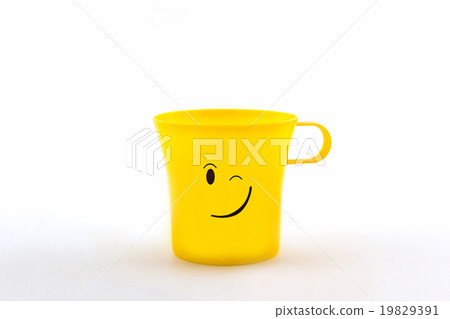 Colorful of facial expression on cup . 19829391