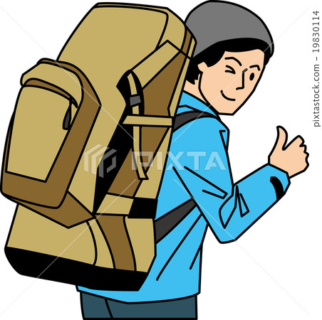 Twinkling backpacker to wink 19830114