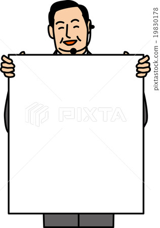 Male in his 50's to explain with a board 19830178