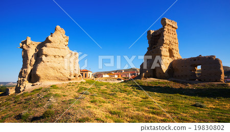 abandoned castle of Palenzuela 19830802