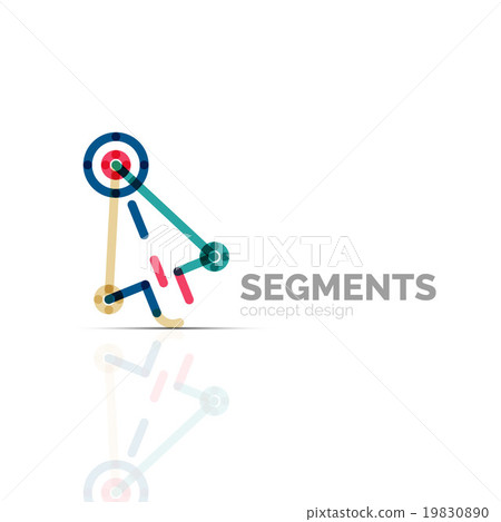 Arrow icon vector logo. Company branding element Arrow icon vector logo. Company branding element 19830890