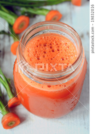 Carrot juice in glass 19832016
