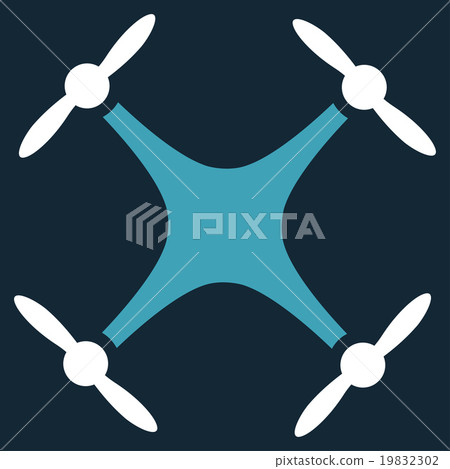 Airdrone Flat Icon Airdrone Flat Icon 19832302
