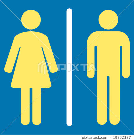 Toilets Flat Icon 19832387