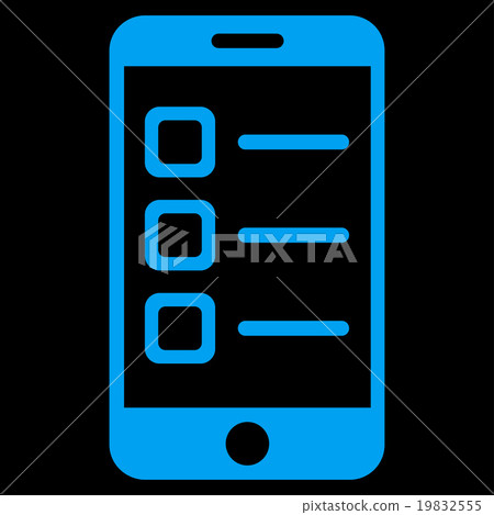 Mobile List Icon Mobile List Icon 19832555