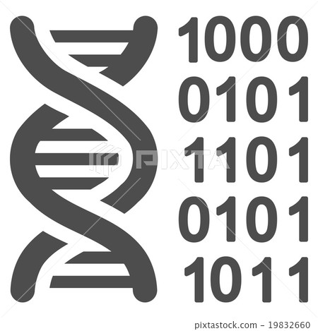 Genetical Code Flat Icon 19832660