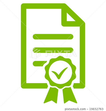 Certified Flat Icon Certified Flat Icon 19832763