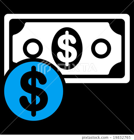 Cash Flat Icon - Stock Illustration [19832765] - PIXTA