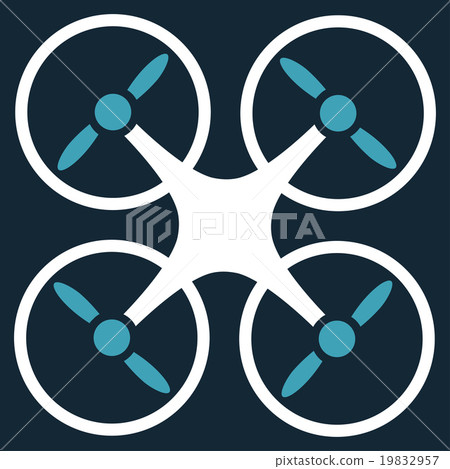 Quadcopter Flat Icon Quadcopter Flat Icon 19832957