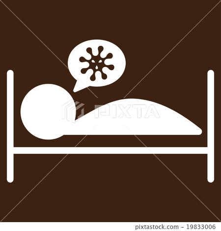 Patient Bed Vector Icon Patient Bed Vector Icon 19833006
