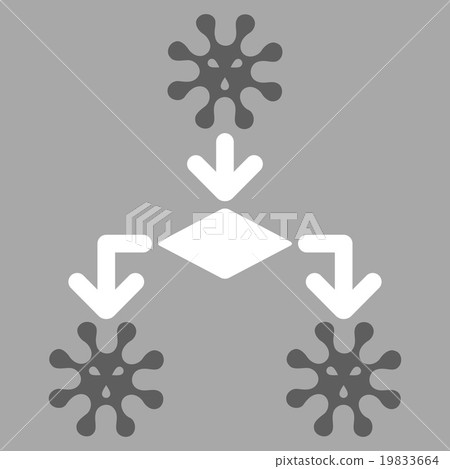 Virus Reproduction Vector Icon Virus Reproduction Vector Icon 19833664