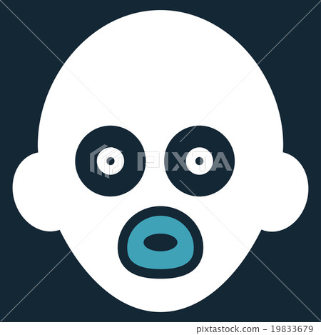 Baby Head Icon Baby Head Icon 19833679