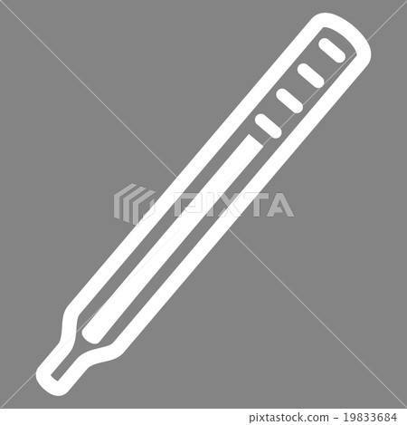 Medical Thermometer Vector Icon Medical Thermometer Vector Icon 19833684