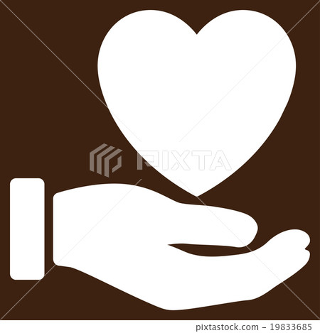 Heart Charity Vector Icon Heart Charity Vector Icon 19833685