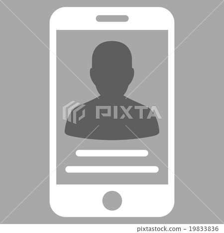 Patient Mobile Account Vector Icon Patient Mobile Account Vector Icon 19833836