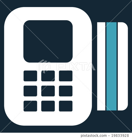 Card Processor Icon Card Processor Icon 19833928