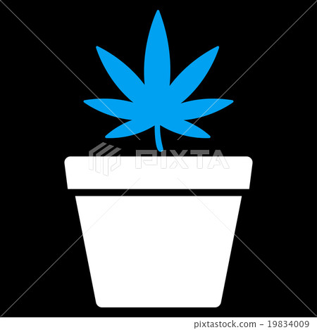 Cannabis Pot Icon Cannabis Pot Icon 19834009